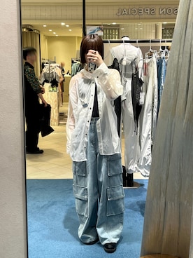 「アパレルスタッフ」｜「アイテム（その他）」を使った、〰️さん（レディース・162cm）の春コーディネート