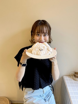 「NEUNA（ヌナ）のアイテム（パンツ）」を使った、〰️さん（レディース・160cm）の夏コーディネート