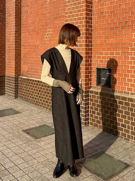 〰️さん（レディース・160cm）の冬コーディネート