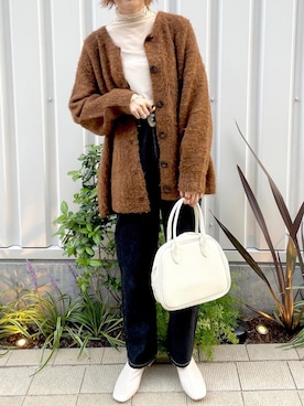 「spoon store（スプーンストア）のアイテム」を使った、〰️さん（レディース・160cm）の秋コーディネート