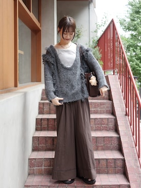 「アイテム（その他）」を使った、〰️さん（レディース・161cm）の秋コーディネート