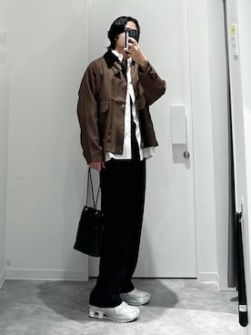 「アイテム（ブルゾン）」を使った、ショゴさん（メンズ・174cm）の秋コーディネート