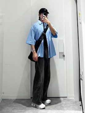 「アイテム（帽子）」を使った、ショゴさん（メンズ・174cm・20代）の夏コーディネート