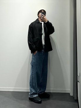 「LAKOLE（ラコレ）のアイテム（ニットキャップ/ビーニー）」を使った、ショゴさん（メンズ・174cm）の秋コーディネート