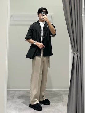 「LAKOLE（ラコレ）のアイテム（シャツ/ブラウス）」を使った、ショゴさん（メンズ・174cm）の夏コーディネート