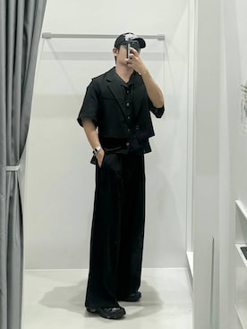「NOT4NERD（ノットフォーナード）のアイテム（帽子）」を使った、ショゴさん（メンズ・174cm）の夏コーディネート