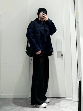 「アイテム（帽子）」を使った、ショゴさん（メンズ・174cm・20代）の冬コーディネート