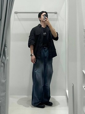 「LMCのアイテム」を使った、ショゴさん（メンズ・174cm）の夏コーディネート