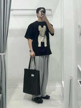 「LIFE WORK（ライフワーク）のアイテム（トップス）」を使った、ショゴさん（メンズ・174cm）の夏コーディネート