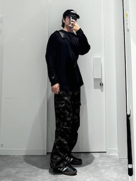 「アイテム（ボディバッグ/ウエストポーチ）」を使った、ショゴさん（メンズ・174cm）の夏コーディネート