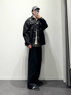 「アイテム（帽子）」を使った、ショゴさん（メンズ・174cm・20代）の冬コーディネート