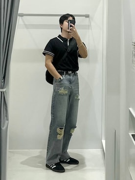 「ALAND（エーランド）のアイテム（シューズ）」を使った、ショゴさん（メンズ・174cm）の夏コーディネート