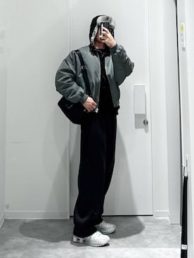 「アイテム（スウェット）」を使った、ショゴさん（メンズ・174cm・20代）の秋コーディネート