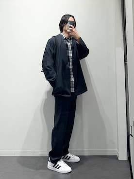 「LAKOLE（ラコレ）のアイテム（カーディガン/ボレロ）」を使った、ショゴさん（メンズ・174cm）の春コーディネート