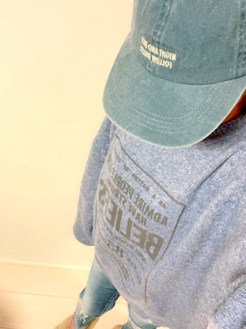 「アイテム（キャップ）」を使った、miyumarさん（レディース・148cm）の秋コーディネート