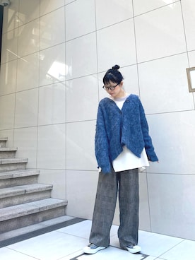 「OSMOSIS（オズモーシス）のアイテム」を使った、MIKIさん（レディース・158cm）の秋コーディネート