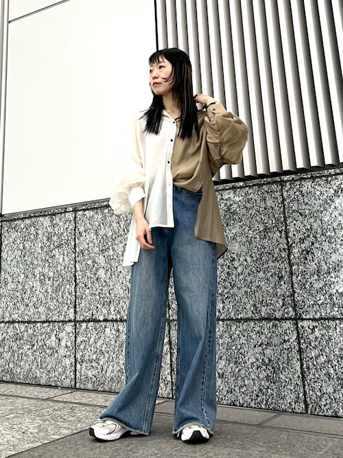 SNIDEL（スナイデル）の「ORGANIC スリーブボリュームブラウス