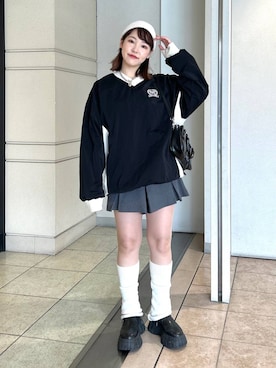 「アイテム（その他トップス）」を使った、ハオさん（レディース・158cm・20代）の冬コーディネート