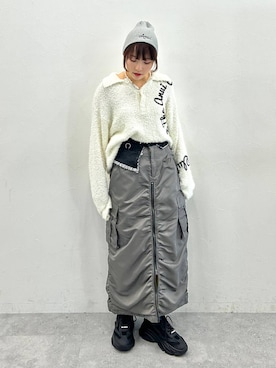 ハオさん（レディース・158cm）の冬コーディネート