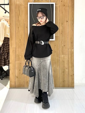 ハオさん(レディース・158cm)の冬コーディネート