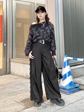 「PAGEBOY（ページボーイ）のアイテム（アクセサリー）」を使った、ハオさん（レディース・158cm）の秋コーディネート