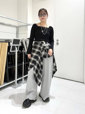 「アイテム（アクセサリー）」を使った、ハオさん（レディース・158cm・20代）の秋コーディネート