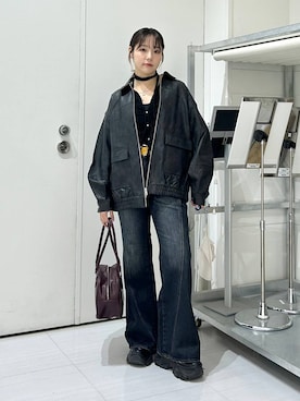 「アイテム（パンツ）」を使った、ハオさん（レディース・158cm・20代）の秋コーディネート