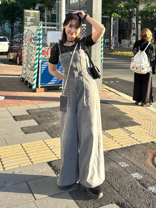 GISELe 4月号掲載】atelier SOMETHING BUTTON UP SALOPETTE/アトリエ