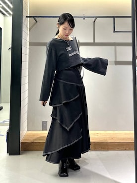 「アイテム（スウェット）」を使った、ハオさん（レディース・158cm・20代）の秋コーディネート