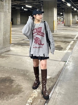 ハオさん（レディース・158cm）の冬コーディネート