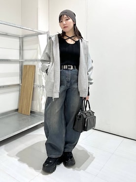 ハオさん（レディース・158cm）の冬コーディネート