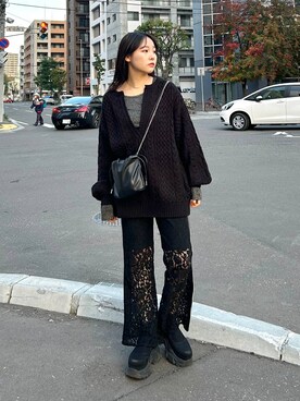 ハオさん（レディース・158cm）の秋コーディネート