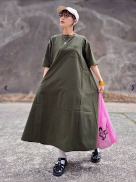 「CAMP7（キャンプセブン）のアイテム」を使った、ricky.yさん（レディース・158cm）の春コーディネート
