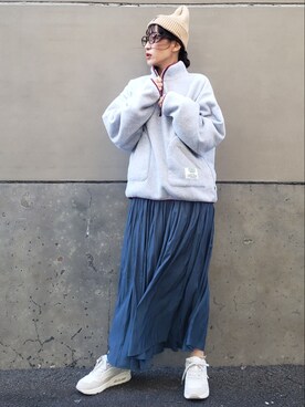 「DISCUS（ディスカス）のアイテム」を使った、ricky.yさん（レディース・158cm）の秋コーディネート