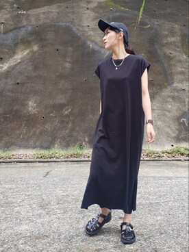 「TIMEX（タイメックス）のアイテム」を使った、ricky.yさん（レディース・158cm）の夏コーディネート