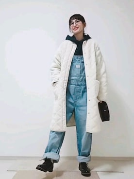 「HONEYSUCKLE ROSE（ハニーサックルローズ）のアイテム（その他アウター）」を使った、ricky.yさん（レディース・158cm）の秋コーディネート