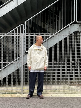 「So_lemn（ソレム）のアイテム」を使った、takayaikedaさん（メンズ・167cm）の秋コーディネート