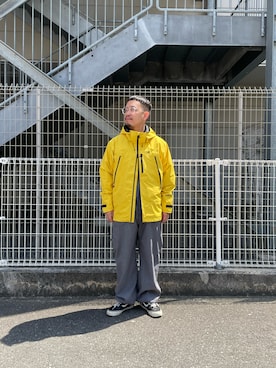 「Engineered Garments（エンジニアードガーメンツ）のアイテム（オールインワン・サロペット）」を使った、takayaikedaさん（メンズ・167cm）の春コーディネート