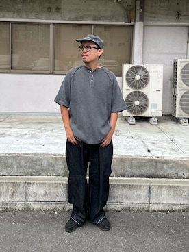 「CIAOPANIC（チャオパニック）のアイテム」を使った、takayaikedaさん（メンズ・167cm）の夏コーディネート