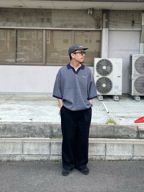 ワンタックワイドチノパンツ