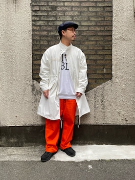 「CIAOPANIC（チャオパニック）のアイテム（モッズコート）」を使った、takayaikedaさん（メンズ・167cm）の春コーディネート