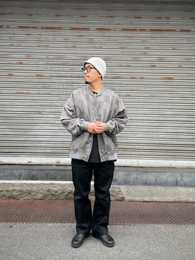 「Needles（ニードルス）のアイテム（ジャケット/アウター）」を使った、takayaikedaさん（メンズ・167cm）の秋コーディネート