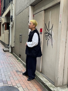 「インスタフォローしてね！」｜takayaikedaさん（メンズ・167cm）の秋コーディネート