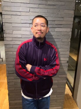 「Needles（ニードルス）のアイテム（その他アウター）」を使った、takayaikedaさん（メンズ・167cm）の秋コーディネート