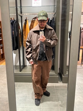 「アイテム（ブルゾン）」を使った、takayaikedaさん（メンズ・167cm）の秋コーディネート