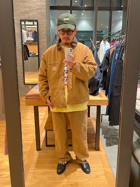 「アイテム（ブルゾン）」を使った、takayaikedaさん（メンズ・167cm）の秋コーディネート