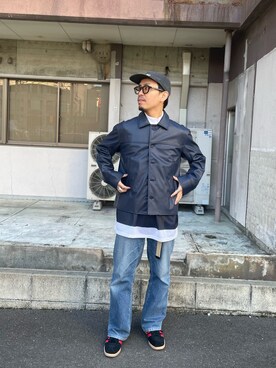 「CIAOPANIC（チャオパニック）のアイテム（その他アウター）」を使った、takayaikedaさん（メンズ・167cm）の冬コーディネート