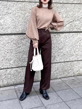 KASUMIさん（レディース・161cm）の秋コーディネート