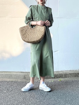「マーメイド」｜「アイテム（その他）」を使った、KASUMIさん（レディース・161cm）の春コーディネート
