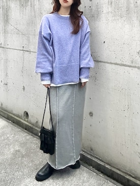 「アイテム（ブーツ）」を使った、KASUMIさん（レディース・161cm）の秋コーディネート